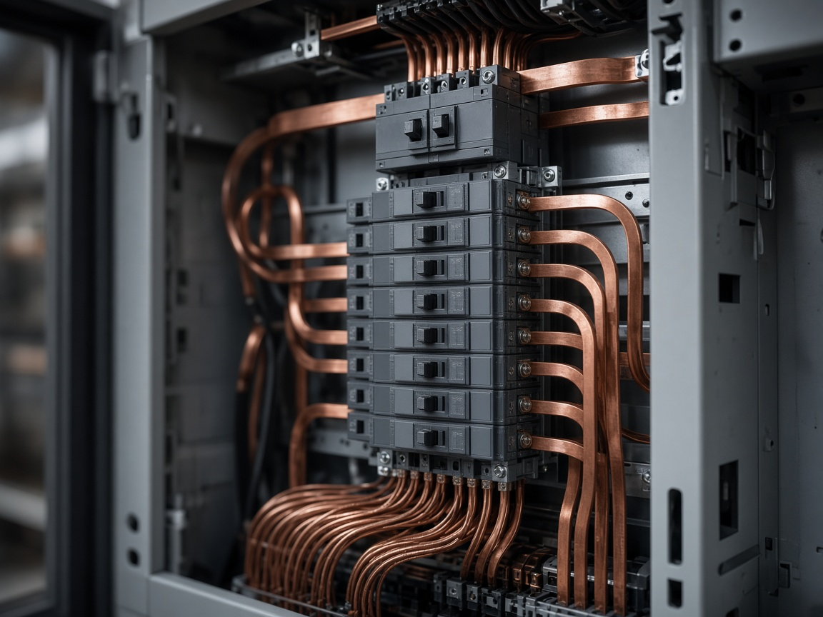 Open electrical panel on a Madden Services call